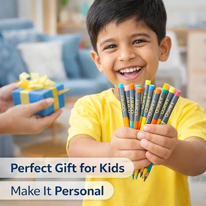 Personalized Pencils — Bulk Pack (10 Boxes, 100 Pencils) | Return Gifts & School Events