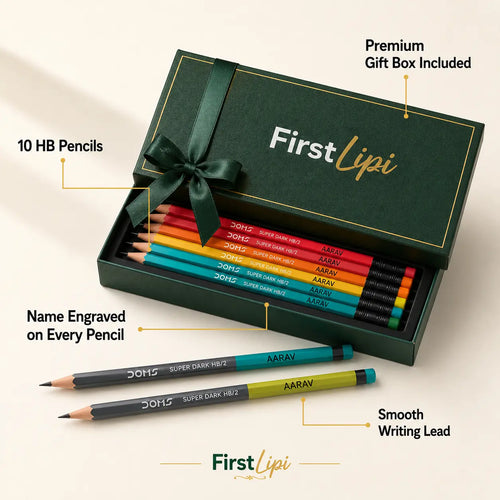 Personalized Pencils with Your Child's Name — 1 Box (10 Pencils)