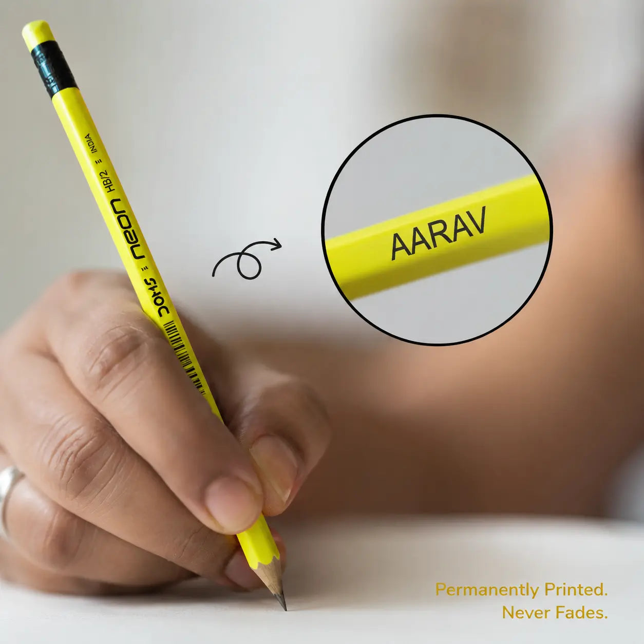 Personalized Pencils with Your Child's Name — 1 Box (10 Pencils)