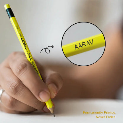Personalized Pencils with Your Child's Name — 1 Box (10 Pencils)