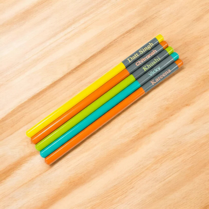 Personalized Pencils — Bulk Pack (10 Boxes, 100 Pencils) | Return Gifts & School Events